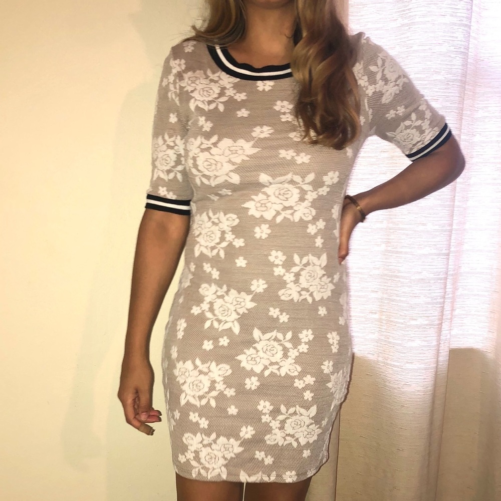 Floral Sporty Classy Mini Dress